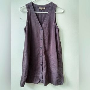 Gap Vest Dress in Plum